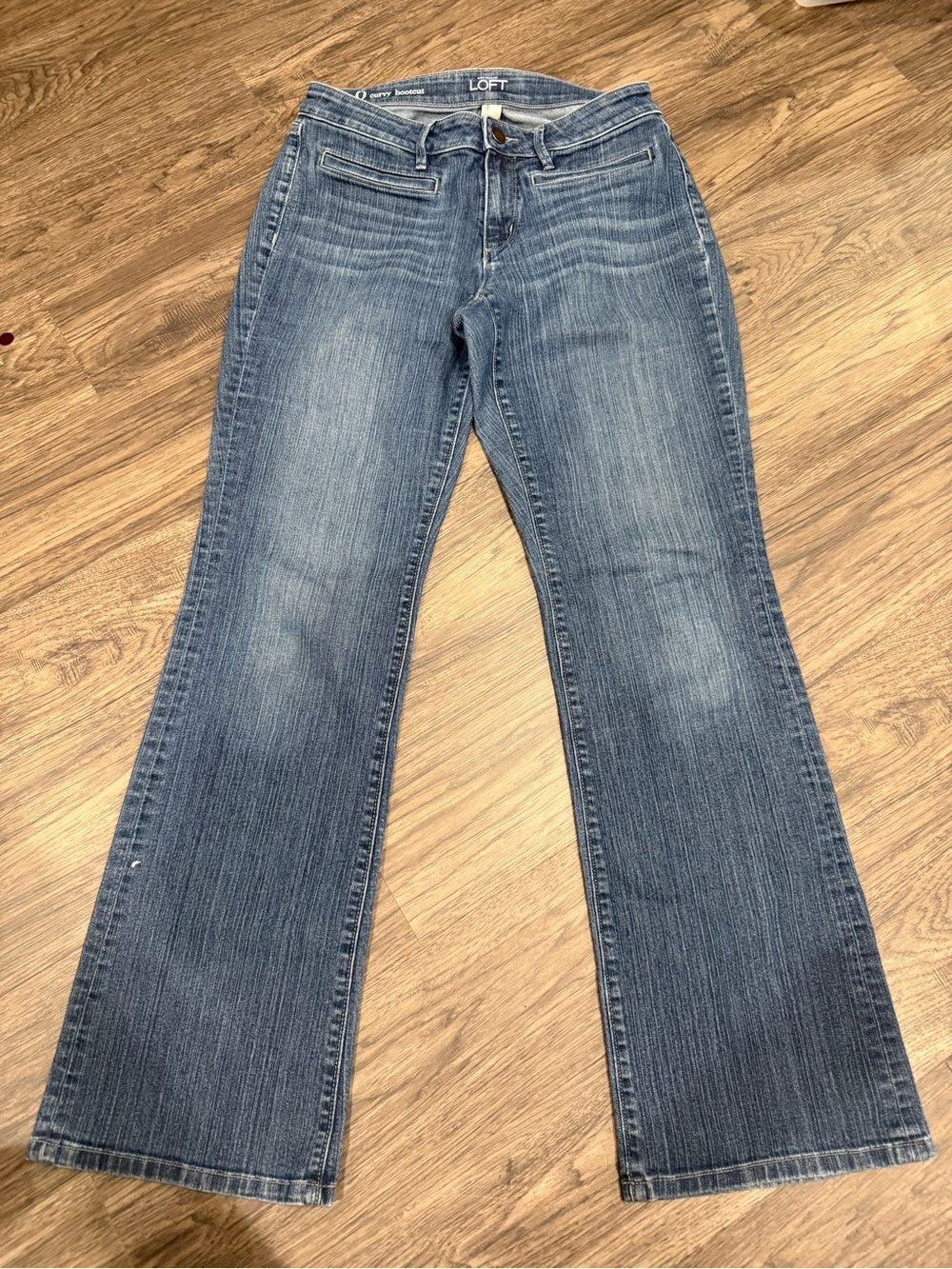 LOFT Wide-Leg Jeans in Light Blue Wash